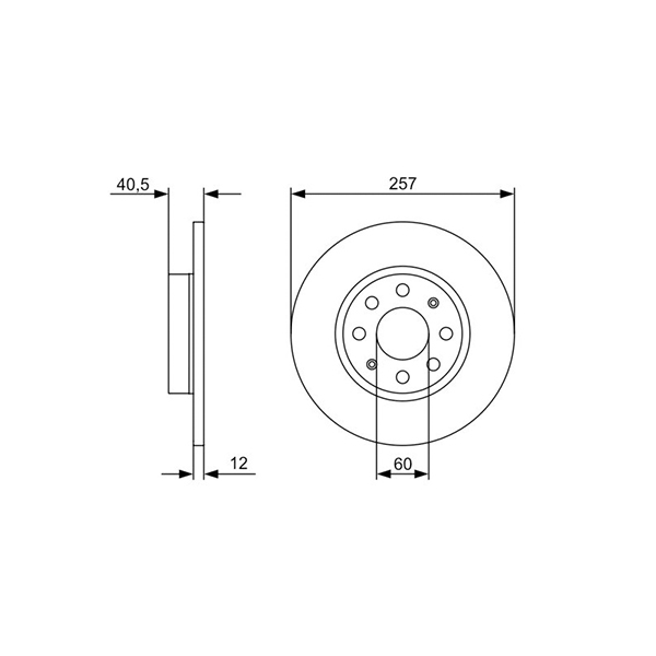 Bosch Brake Disc