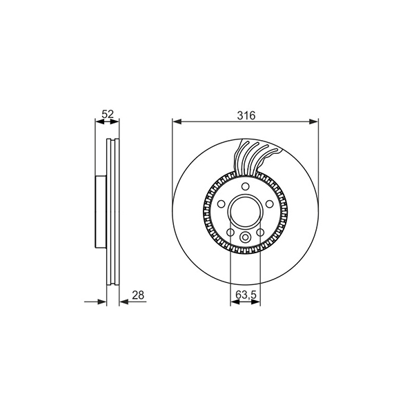 Bosch Brake Disc