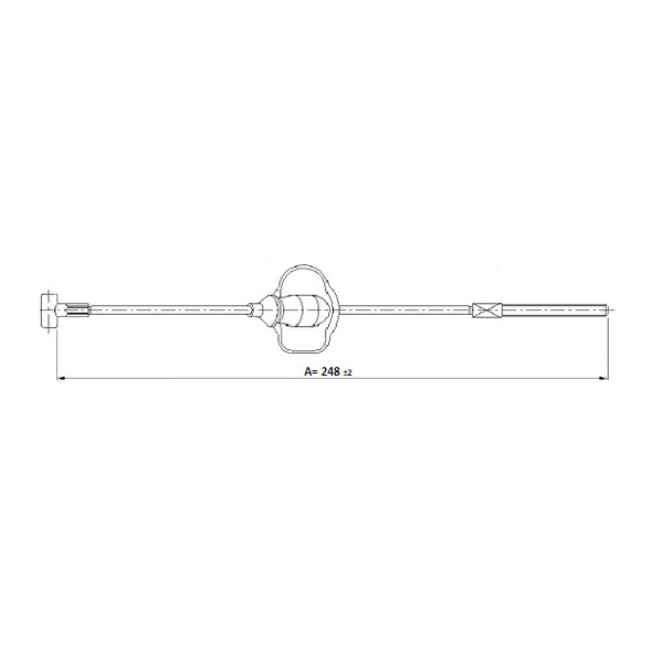 Pagid Front Brake Cable Ford Transit Connect (02-13) *248mm* | Euro Car Parts