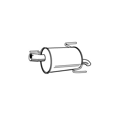 Klarius Rear Box Meriva 1.6i 8v 16v 03-