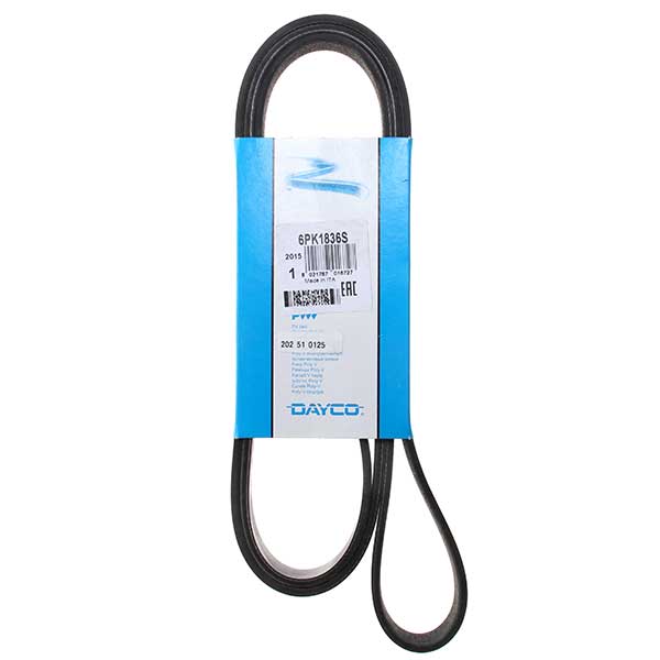 Dayco Multi Rib Drive Belt 6pk1836