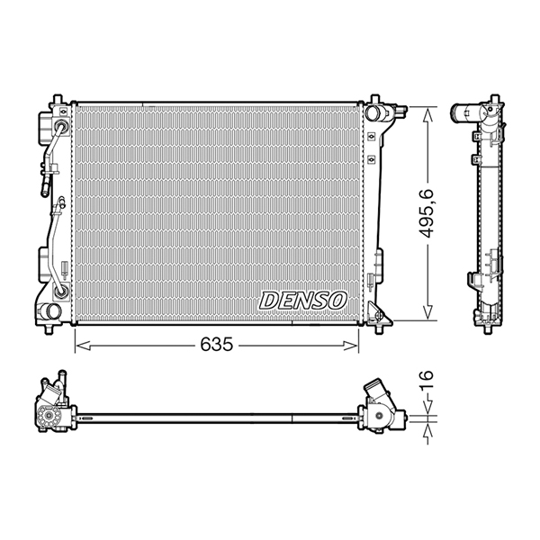 Denso Radiator Hyundai Tucson / Kia Sportage 15- | Euro Car Parts