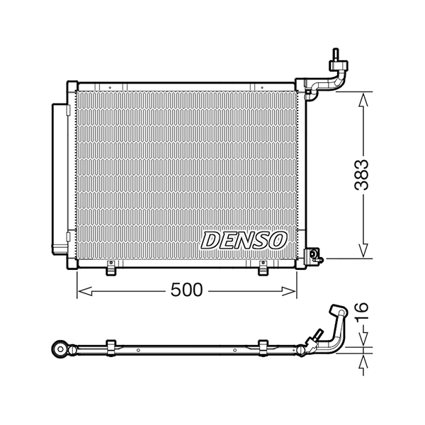 Model Condensor Denso Denso | Euro Car Parts