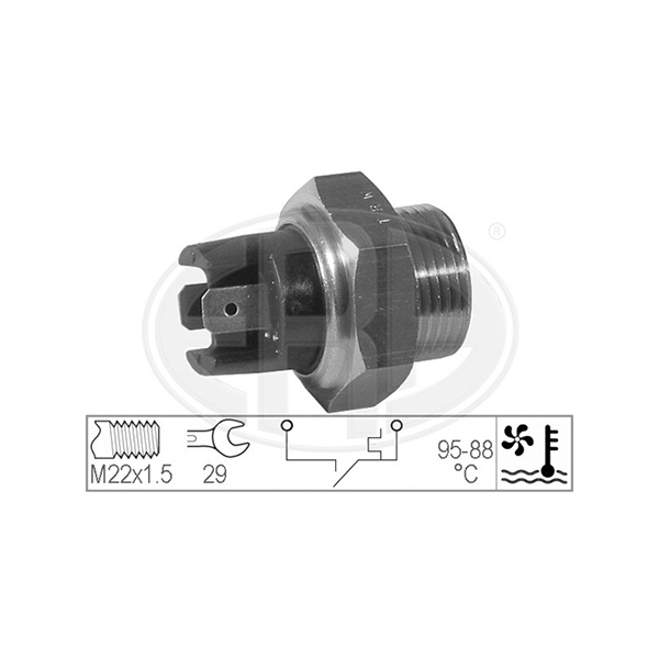 ERA Thermo Switch 2 Pin Po/go/je/sc/a80/a100/acou | Euro Car Parts