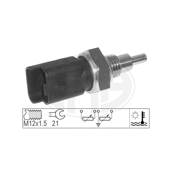 ERA Coolant Temp Sensor Fiat Stilo 1.8 16V 2.4 20V 01-07 | Euro Car Parts