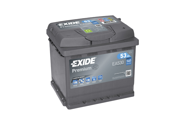 Exide Premium 012 Car Battery (53Ah) - 5 Year Guarantee