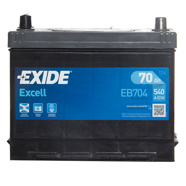 Exide Excel 030 Car Battery - 3 Year Guarantee