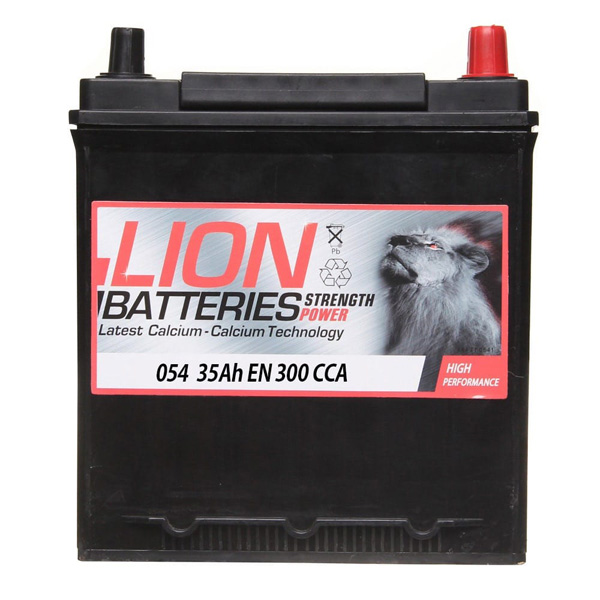 Lion 054 Car Battery - 3 Year Guarantee