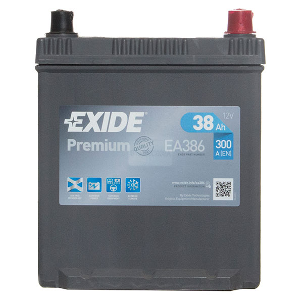 Exide 054 Car Battery (38Ah) - 5 Year Guarantee