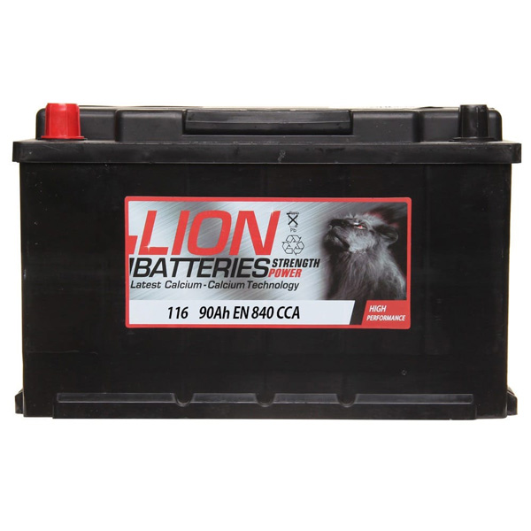 Lion 116 Car Battery - 3 Year Guarantee (American Style)