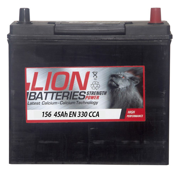 Lion Car Battery - 156 - 3 Year Guarantee