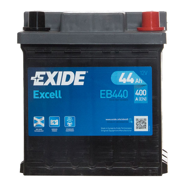 Exide Excel Car Battery 202 - 3 Year Guarantee