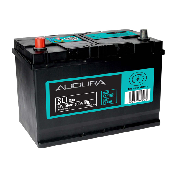 Audura 334 Car Battery - 3 Year Guarantee
