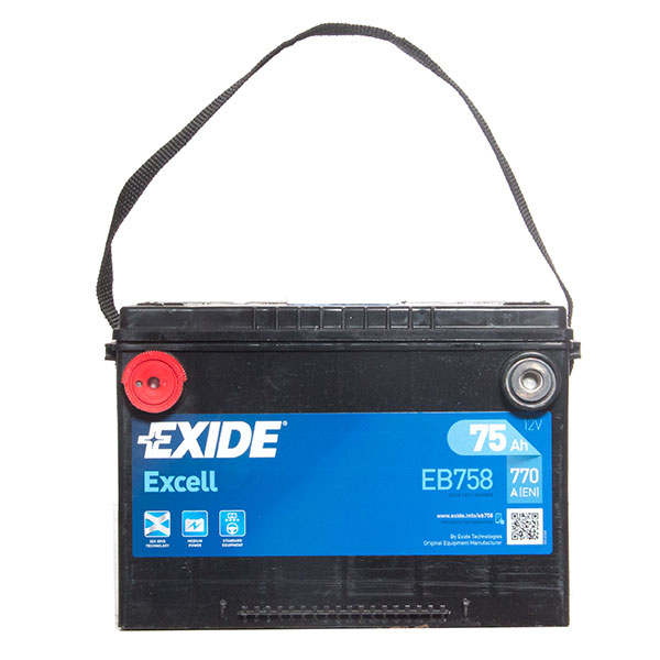 Exide Excel American Side Terminal Battery (70Ah) - 3 Year Guarantee