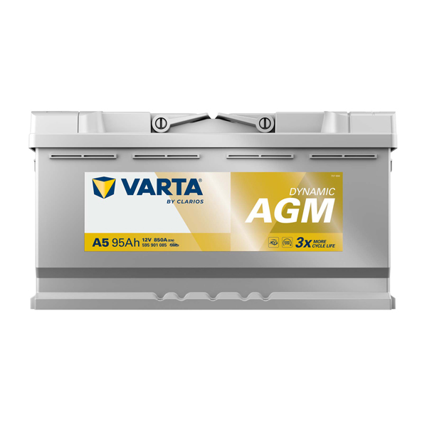 Varta AGM Stop/Start 019 95AH 850CCA Car Battery - 3 Year Guarantee