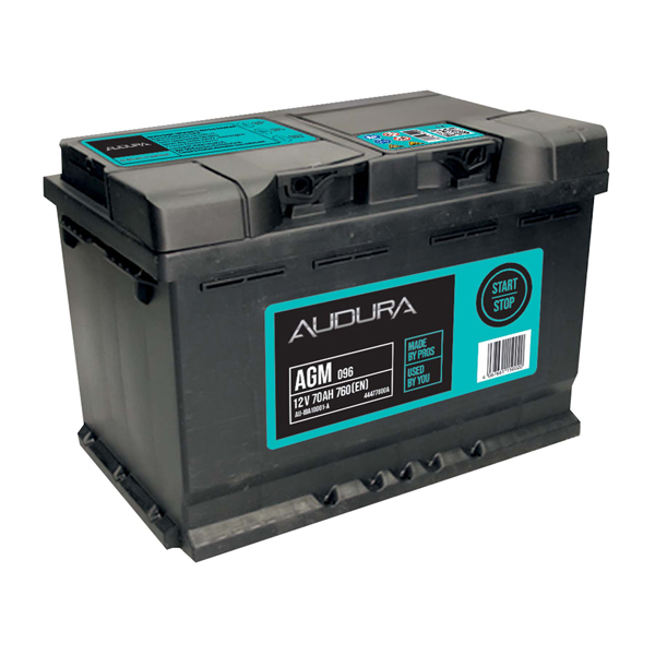 Audura 096 AGM Stop/Start Battery - 3 Year Guarantee