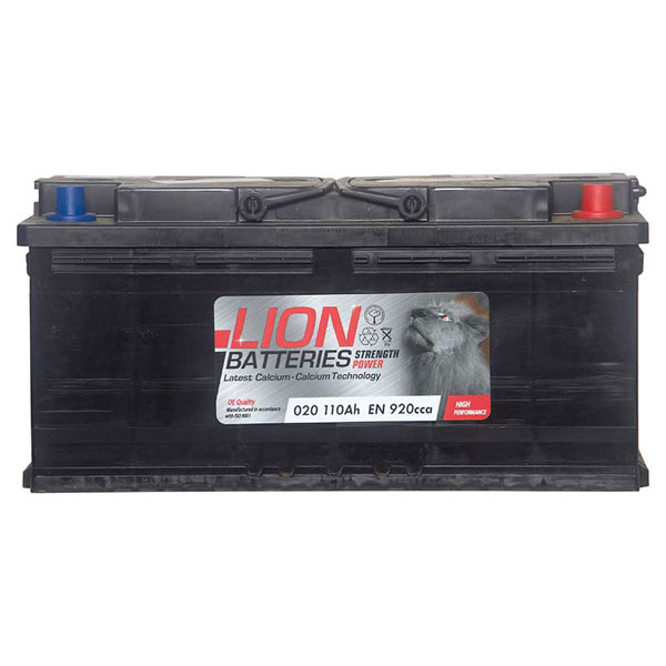 Lion 020 Car Battery - 110Ah 3 Year Warrenty