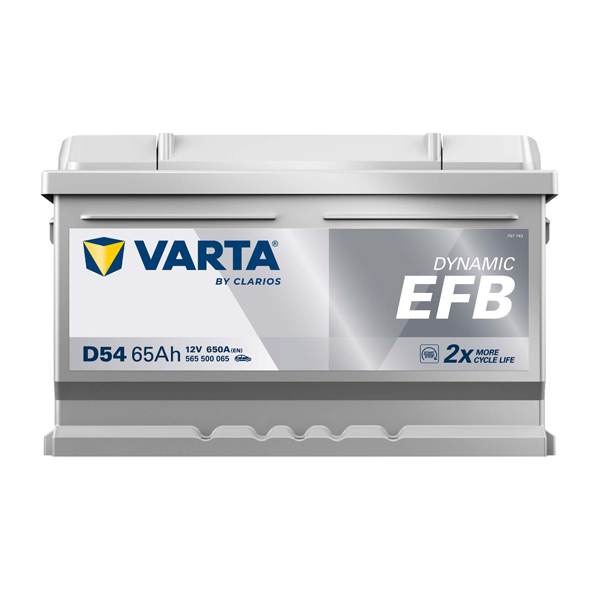 Varta EFB Stop/Start 100 65AH 650CCA Car Battery - 3 Year Guarantee