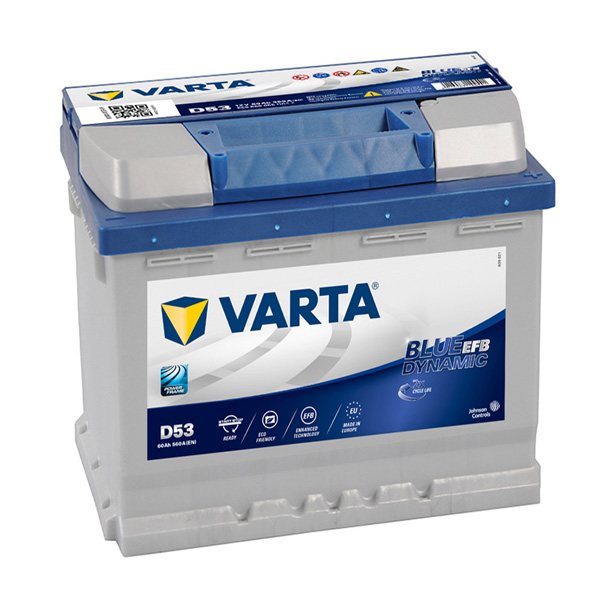 Varta EFB 027 Car Battery - 3 Year Guarantee