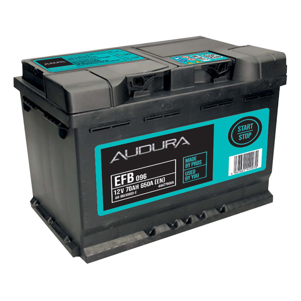 Audura 096 EFB Stop/Start Battery - 3 Year Guarantee