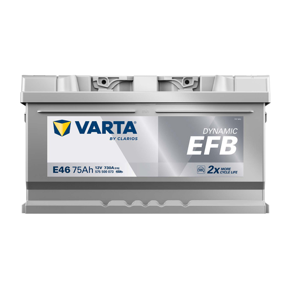 Varta EFB Stop/Start 110 75AH 730CCA Car Battery - 3 Year Guarantee
