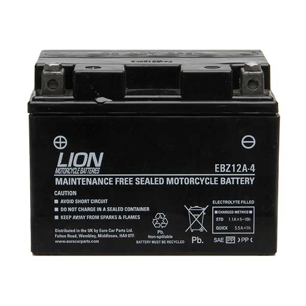 Lion Motor Cycle Battery (EBZ12A-4)