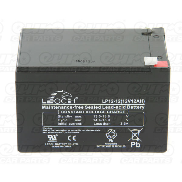 Leoch VRLA Sealed Battery - 12V 12Ah