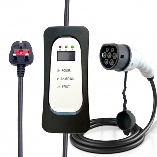 Simply EV cable 10 amp 3 pin plug to Type 2 (2.2kw) Euro Car Parts