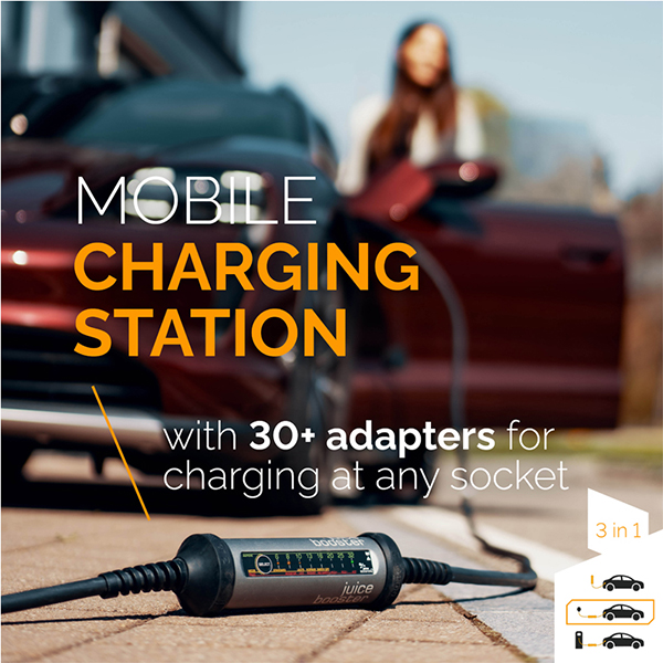 Juice Technology Booster 2 Home Set – Portable EV Charging Station 22kW