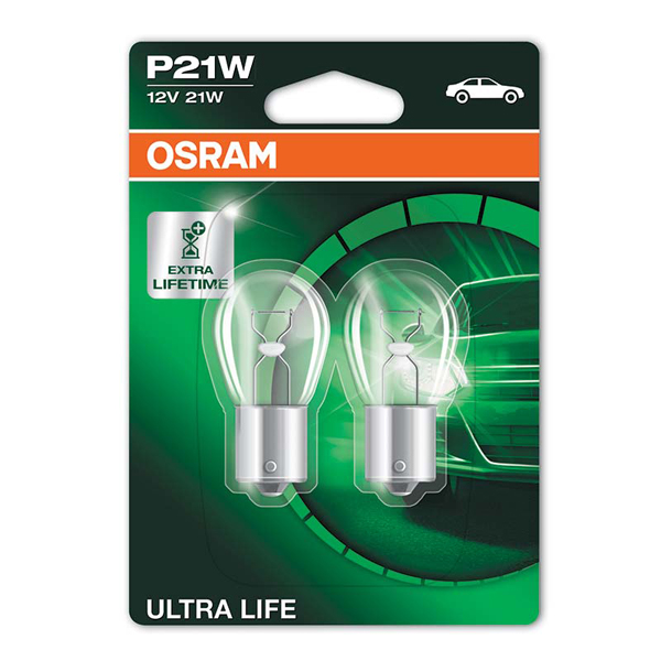 Osram Ultralife (7506ULT) 12V 21W Bulb - Twin Pack