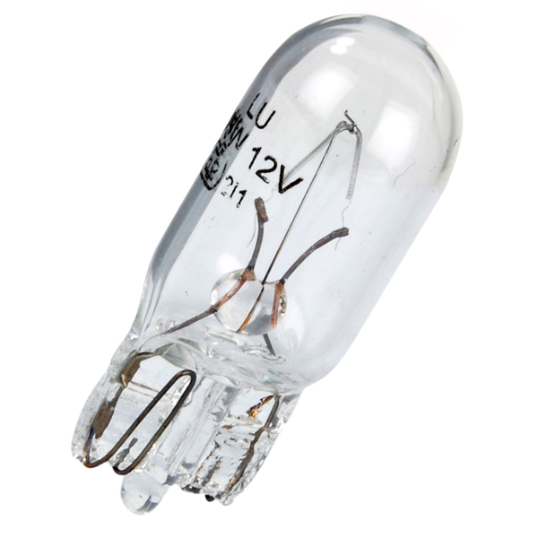 Lucas 501 12V 5W Capless Bulb Clear - Single Bulb