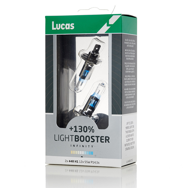 Lucas Light Booster 130% Extra Light H1 Twin Pack