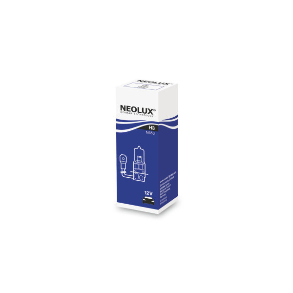 Neolux H3 (453) 12v 55w - Single Bulb With Plug