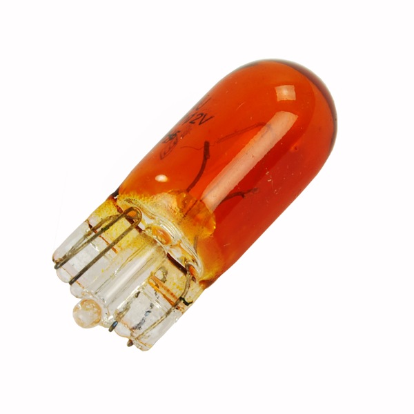 Lucas 501A 12V 5W Capless Bulb Amber - Single Bulb