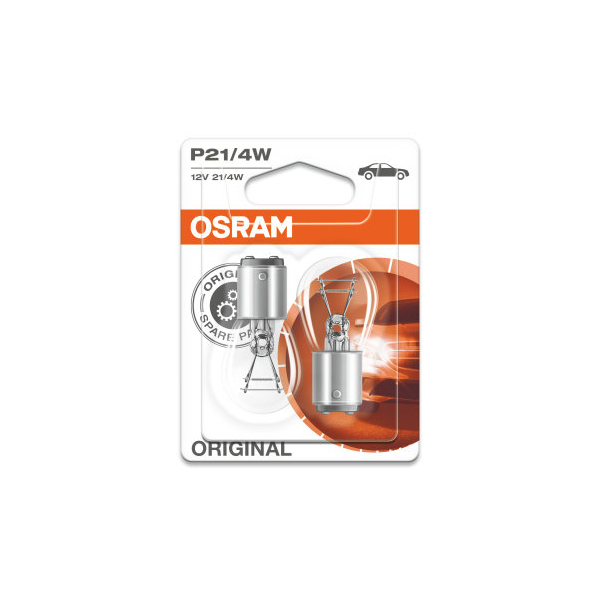 Osram 566 12V P21W Twin Fillament Bulb - Twin Pack