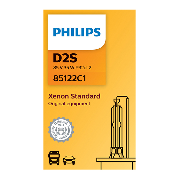 Philips Vision D2S Xenon Bulb 4300K - Single Boxed