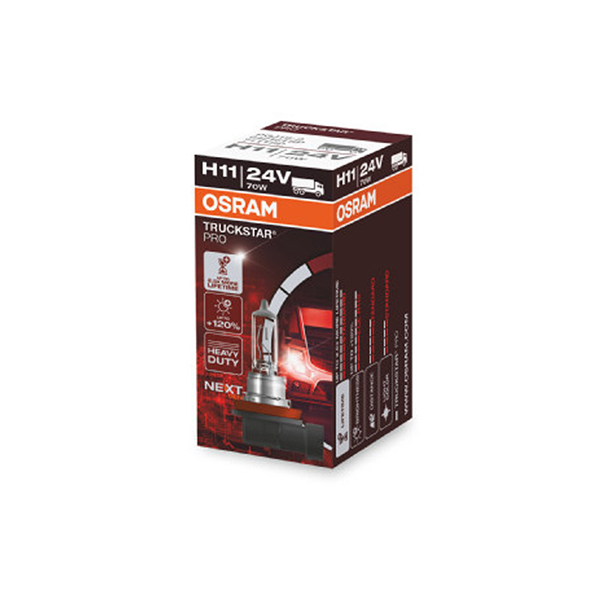 Osram 24V 70W H11 Headlamp Bulbs Truck Star Pro