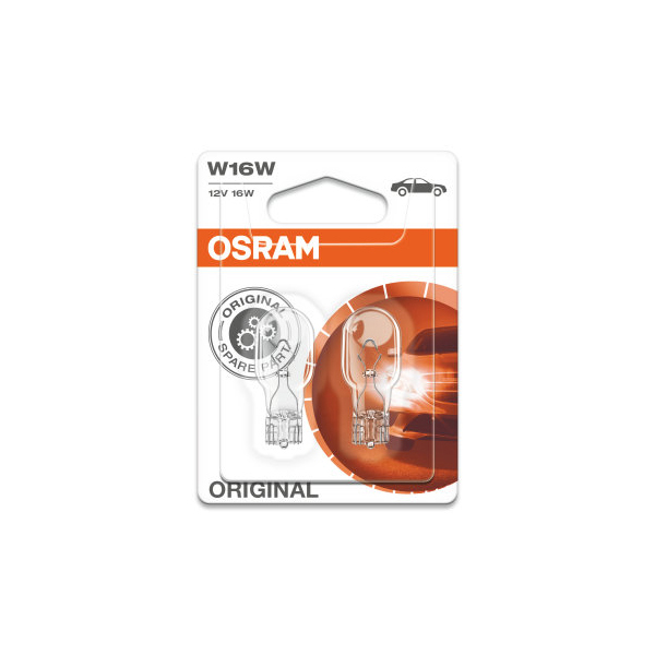Osram 955 12V 16W Capless Bulb - Twin Pack