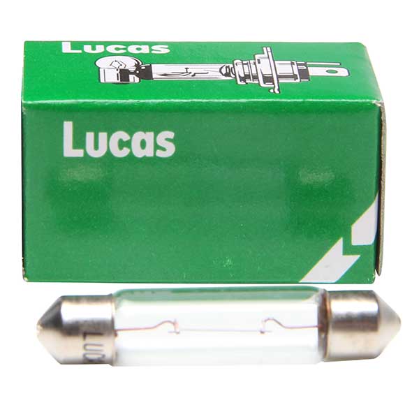 Lucas 256 12V 3W Festoon Bulb - Single Bulb