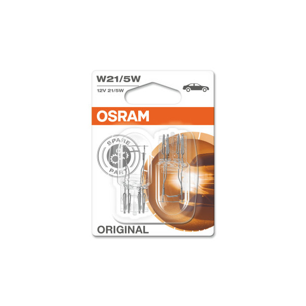 Osram 580 12V 21W/5W Capless Bulb - Twin Pack