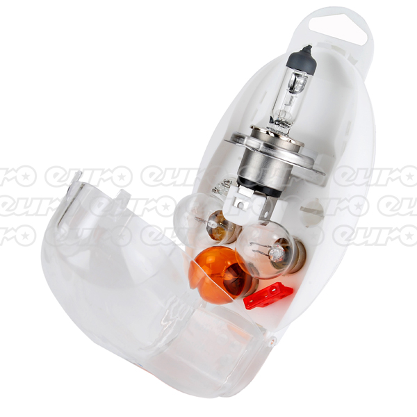 Philips H4 Spare Bulbs Kit Headlamp Rear Indicator & Fuse Euro Car Parts