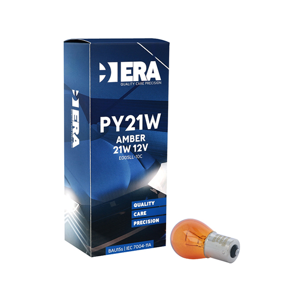 ERA PY21W 581 12V 21W AMBER - SINGLE BULB