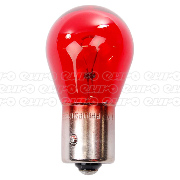 Lucas 385 12V 21W Single Filament Red Bulb - Single Bulb