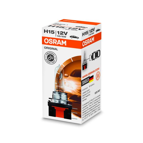 Osram H15 12v 15/55w Halogen Bulb - Single Pack