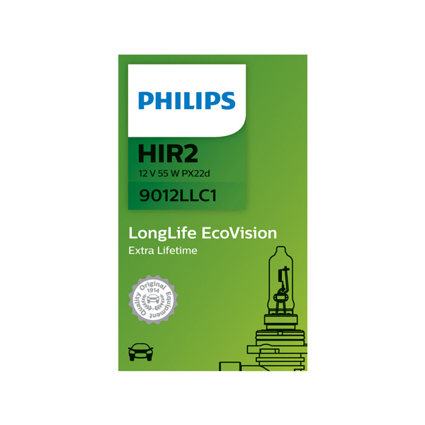 1 bombilla hir2 Philips Long Life Ecovision 55w 12v 1 - Feu Vert