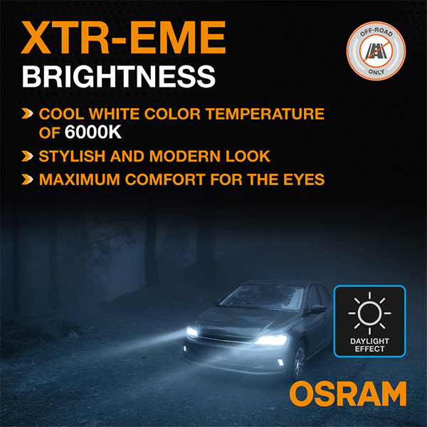Osram LEDriving® XTR H4 Cool White 6000K 12V Kit