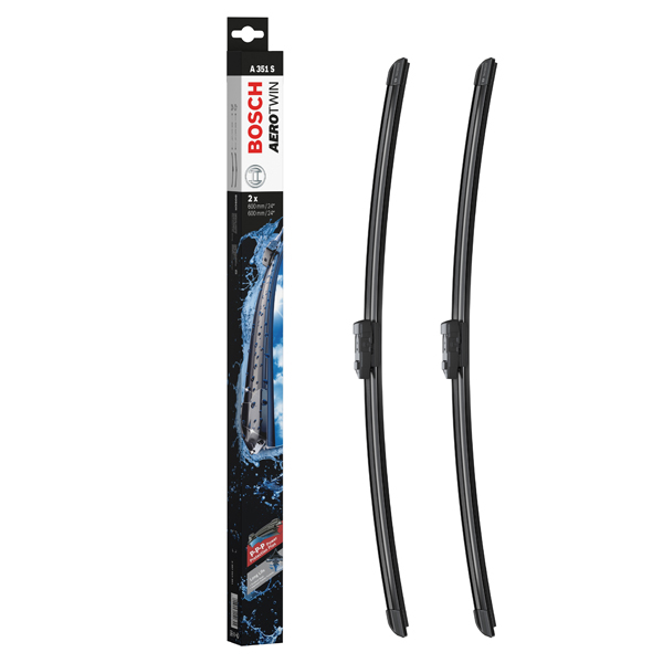 Bosch Aerotwin Flat Wiper Blade Set A351S