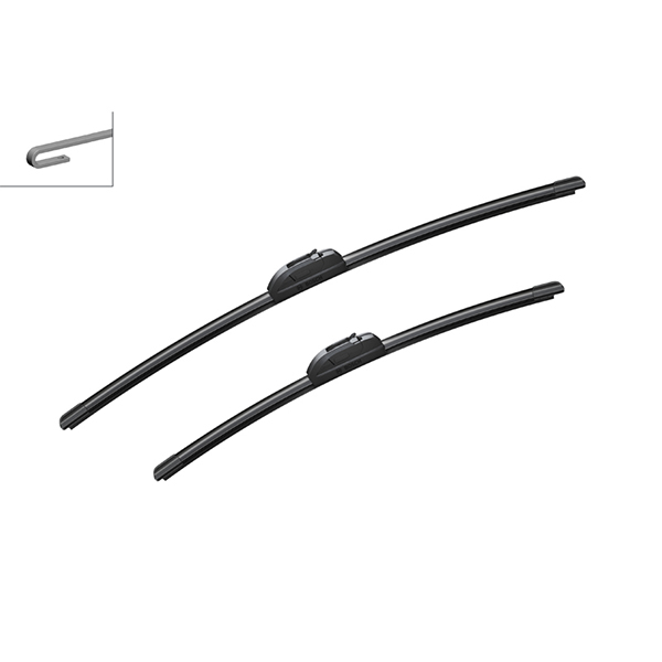 Bosch Ruitenwisserblad Aerotwin AR608S, Lengte: 600mm/475mm - Set van ruitenwisserbladen voor Bosch Ruitenwisserblad Aerotwin AR608S, Lengte: 600mm/475mm - Set van ruitenwisserbladen voor