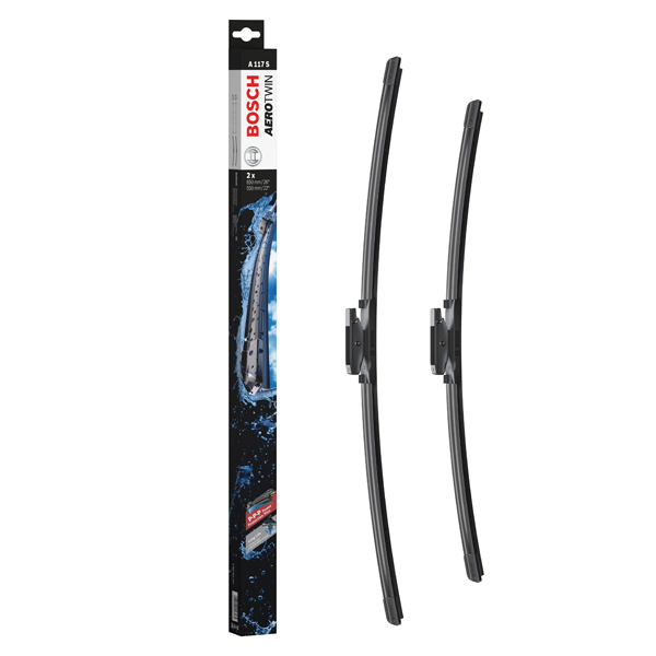 Bosch Aerotwin Flat Wiper Blade Set A117S