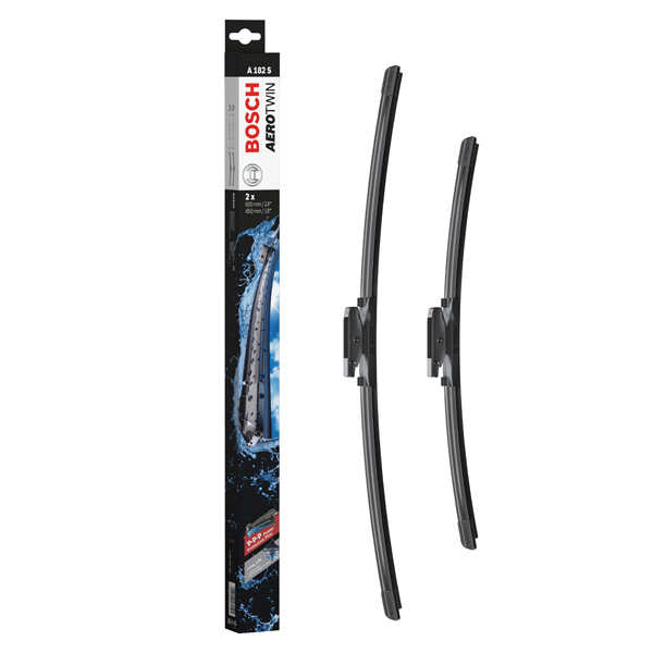 Bosch Aerotwin Flat Wiper Blade Set A182S